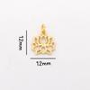 Pingente Ping An Joy Sand Gold para Pulseira DIY, Acessórios para Pulseira, Gufa Gold Xiaofu Brand Bell Bead Accessories