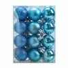 Artículo Popular Transfronterizo: Bolas de Navidad de Plástico Electroplateado de 3 cm, 24 Piezas, Bolas Decorativas Brillantes, Bolas Mate, Adornos Colgantes para Árbol de Navidad