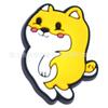 Perro Shiba Inu de dibujos animados lindo zapatillas decorativas flor de dibujos animados zuecos accesorios DIY hebilla plástico blando PVC hebilla de zapato epoxi