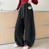 Ropa de Otoño para Niñas Pantalones 2026 Nueva Moda Ropa Infantil Niña Pequeña Sueltos de Pierna Ancha Pantalones Deportivos de Otoño para Niños