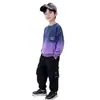 Conjunto de otoño para niños 2026 ropa infantil nueva, conjunto de dos piezas de sudadera elegante y genial para niños pequeños