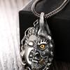 S925 Prata Homens Sterling Pingente de Prata Agressiva Personalidade Moda Retrô Tailandês Prata Moda Buddha Pingente Mágico