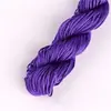 Hilo de poliéster trenzado línea A (1 mm) pulsera de cuentas de jade con hilo de cuerda tejida nudo chino hilo mano DIY tejido