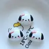 Lindo Kit de Accesorios de Resina con Cabezas de Sanrio para Manualidades con Pegamento de Crema, Funda de Teléfono Móvil, Cuerda para Cabello, Agujero para Hebilla de Zapato