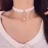 Heytao Estilo Dulce y Puro Gargantilla de Encaje con Lazo Cadena para el Cuello Collar de Gama Alta Colección de Cadenas para la Clavícula de Mujer