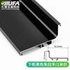 Gabinete de aleación de aluminio, gabinete sin tiradores, gabinete invisible, gabinete de cocina con tirador oculto de aluminio, tirador pequeño oculto
