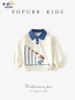 2025 Nueva Colección de Otoño Ropa de Otoño para Niños Sudaderas para Niñas Tops Elegantes con Cuello Bebé Jerseys para Bebé Primavera y Otoño