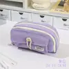 Estojo em estilo japonês, porta-lápis de capacidade extra grande, caixa de papelaria para alunos do ensino fundamental e médio, bolsa de papelaria estilo minimalista ins para alunos do ensino médio