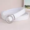 Cinto Feminino com Fivela Quadrada Sem Furo Feminino Simples para Todos os Fósforos Coreano Moda Retrô Cinto Preto Feminino Estilo Coreano Estudante