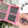 Producto popular de comercio exterior WM29 set de pegamento para pestañas postizas europeas y americanas gruesas, desbloqueando el look de ojos grandes de raza mixta, maquillaje audaz, pestañas postizas transfronterizas