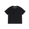 Vestido de Verano Sureño 2025 Verano Nuevo Pesado 320G Bordado de Concha Casual Manga Corta Retro Neutro Cuello Redondo Manga Corta Hombre