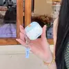 Funda Protectora de Oso con Lunares Azules para Auriculares AirPods 4ª Generación Adecuada para Auriculares Apple AirPods 3ª Generación Pro2