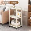 Mesa auxiliar estilo celebridad de Internet, mesa de noche, mesa de centro cuadrada, estante de almacenamiento multifuncional, mesa auxiliar creativa para balcón, estante para flores
