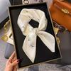 Nueva bufanda de seda retro elegante bufanda de todo fósforo francesa 70 pequeña bufanda cuadrada cinta de seda artificial bufanda de alta calidad al por mayor