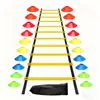 Escalera de Agilidad Mariposa Multifuncional Escalera de Rayuela Plegable Obstáculo de Rayuela Equipo de Entrenamiento Físico para Niños Escalera de Cuerda Suave