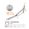Soporte Triangular de Acero Inoxidable Sólido Engrosado Montado en la Pared Soporte para Estante Soporte para Estante Soporte Fijo Soporte de Carga