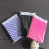 Pincel de Lábios Sólidos Sanitário Transfronteiriço Design Chanfrado Aveludado Não Solta Pelo Pincel para Mousse de Cílios Fabricante Atacado Batom Lábios