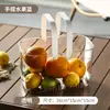Cesta de Mano Transparente de Lujo Ligero Estilo Ins Cesta Estilo Camping al Aire Libre Cesta de Frutas para Picnic Plato para Frutas Cesta de Almacenamiento para Sala de Estar Plástico