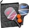 Raquete de Pickleball de Madeira Certificada Usapa Transfronteiriça Pickleball Madeira de Choupo Esportes ao Ar Livre Raquete de Pickleball