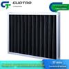 Estrutura de alumínio filtro primário dobrável tela de filtro de algodão quilha tela de filtro primário tela de filtro de algodão primário em forma de W