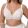 Sujetador de Encaje Sexy con Escote en V, Costuras, Tallas Grandes, Más Vendido en Shein Amazon, Lencería para Mujer [Procesamiento Personalizado]