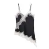 Comercio exterior transfronterizo ropa de mujer europea y americana nuevo diseño francés empalme de encaje top camisola 5919105
