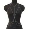 Ropa Zhuru Suministro Transfronterizo Tentación Hueca Sexy Chica Caliente Accesorios para Discoteca Cadena para el Pecho Cadena Corporal Dl0090