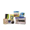 Cajas Plegables de Papel Kraft de Moda para Juguetes, Cajas de Embalaje Corrugado para Snacks, Ropa, Zapatos, Entrega Express, Cajas Personalizadas de Avión