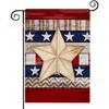 Bandera de Jardín para el Día de la Independencia Más Vendida de Amazon, Bandera Festiva Americana con Estampado de Estrellas y Rayas, Material de Lino, Bandera Decorativa para Exteriores