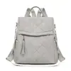 Mochila para Mujer 2026 Nueva Tendencia de Moda Mochila Informal de Cuadros Bolsa Escolar para Estudiantes Bolsa de Viaje Versátil para el Trabajo y los Viajes Diarios
