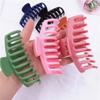 Internet celebridade fosco cor banho grande grampo de cabelo para trás cabeça grampo de cabelo temperamento cabelo captura tubarão Clip 2 yuan loja de suprimentos
