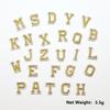 Pegatinas de Tela Bordadas Alfanuméricas en Inglés de Colores de Venta Caliente Transfronteriza Parches Bordados para Computadora Pegatinas Decorativas para Ropa, Sombreros
