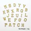Adesivos de tecido com letras 26 patches em inglês sem costura laváveis multicoloridos acessórios para roupas bagagem decorativos em estoque atacado
