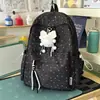 Mochila Fresca y Sencilla Estilo Coreano para Estudiantes Universitarias, Mochila Sencilla y Elegante, Mochila Ligera y de Gran Capacidad para Estudiantes de Preparatoria
