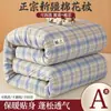 Colcha de Algodão Xinjiang Classe A para Primavera, Outono e Inverno, Colcha para Dormitório de Estudante, Núcleo de Colcha de Algodão Individual e Duplo no Atacado para Dormitórios de Estudantes