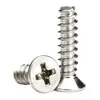Tornillos Autorroscantes de Cabeza Plana Ranura de Cruz Acero Inoxidable 304 M2/M3/M4 Tornillos Autorroscantes de Cabeza Plana Tornillos Kb