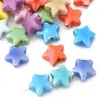 Estrella de Cerámica Estrella de Cinco Puntas Color Crema con Perlas DIY Joyería Hecha a Mano Pulsera Collar Cadena de Teléfono Móvil Accesorios Material