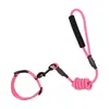 Set de Correa y Collar Redondo de Cuerda para Perros con Mango de Esponja, Correa Duradera para Pasear Perros, Adecuado para Perros Pequeños y Grandes, En Stock para Venta al por Mayor