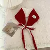Orejeras de Punto Suave de Color Sólido Estilo Coreano con Lazo Bufanda Cálida para Mujer 2026 Otoño/Invierno Protección para los Oídos Bolsa para Orejas