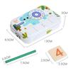 Palito pequeno de 10 cores palito de jogo digital infantil palito de aprendizagem para bebê palito de contagem cálculo aprendizagem de matemática aritmética educação infantil
