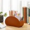 Productos para el Hogar Cosméticos Caja de Almacenamiento para Escritorio Oficina Cuero Almacenamiento y Organización Multifuncional Pu Caja de Almacenamiento para Control Remoto