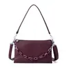 Sudeste Asiático Transfronterizo Bolso Cruzado Simple para Mujer de PU Tres Capas Gran Capacidad con Cremallera Bolso de Hombro para Viajes Diarios Personalizado para Mujer