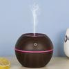 Humidificador creativo USB de gotas de agua de niebla con grano de madera, suministro de fabricantes de máquina de aromaterapia, regalos con LOGO