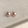 Estilo Luxo Acessível Francês Brincos de Pérola Pãozinho Cozido no Vapor Agulha de Prata Moda Brincos Versáteis Estilo Coreano Brincos Estilo Igual de Blogueira de Alto Nível