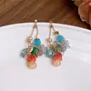 Pendientes de plata de ley S925 estilo coreano de lunares con lazo 2026 nuevos de moda populares versátiles de alta gama hermosos pendientes para mujer