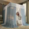 Nova Mosquiteiro de Chão de Gaze Dupla Camada com Renda, Série Elegante, Estilo Princesa Fada, Estilo Coreano Ins Mosquiteiro, Tela Anti-Mosquito
