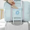 Etiqueta Redonda Gruesa Personalizada Bolsa de Avión Bolso de Viaje Gran Capacidad Set con Bolsa de Equipaje de Carrito Bolsa de Almacenamiento Portátil para Ropa