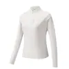 5432 Sudadera 2026 Nueva Camiseta de Manga Larga de Secado Rápido y Alta Elasticidad Sudadera con Cuello Alto para Mujer Deportes al Aire Libre Senderismo Ciclismo