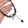 Colar Borboleta Retro com Contas para Mulheres, Novo Chinoiserie, Corrente Dupla para Clavícula, Colar com Acessórios de Saia de Cavalo Estilo Antigo