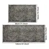 Alfombrilla de Cocina Resistente a Manchas de Chenilla de Seda Brillante, Felpudo para Puerta de Baño, Felpudo de Secado Rápido, Alfombra Antideslizante para Entrada de Baño